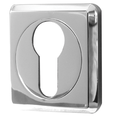 Designer Square Circle Escutcheon (euro profile)